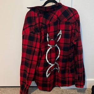 Blackcraft flannel size large